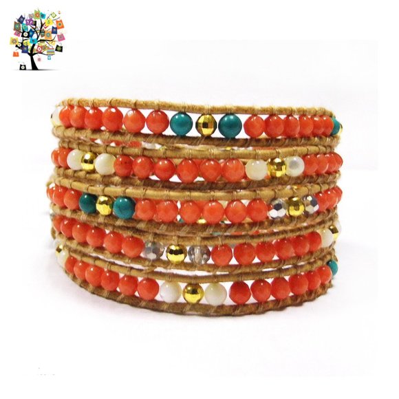 Wrap Bracelet Beads & Leather - Picture 4 of 4